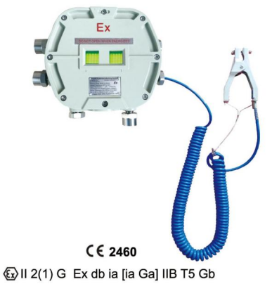 Static Grounding Monitoring System with Visual Alarm